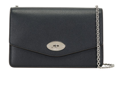 Darley, &pound;395, Handbags, Navy, Leather, Front view